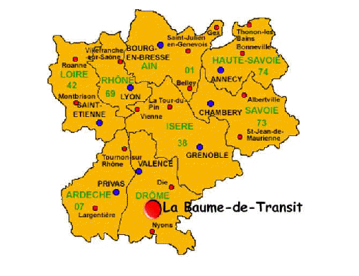 situation la region rhone alpes